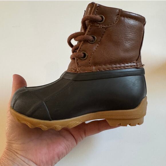 Sperry Boys Port Duck Boot Toddler Size 6 EUC Rain Boots Little Kid Outdoor - Picture 8 of 14